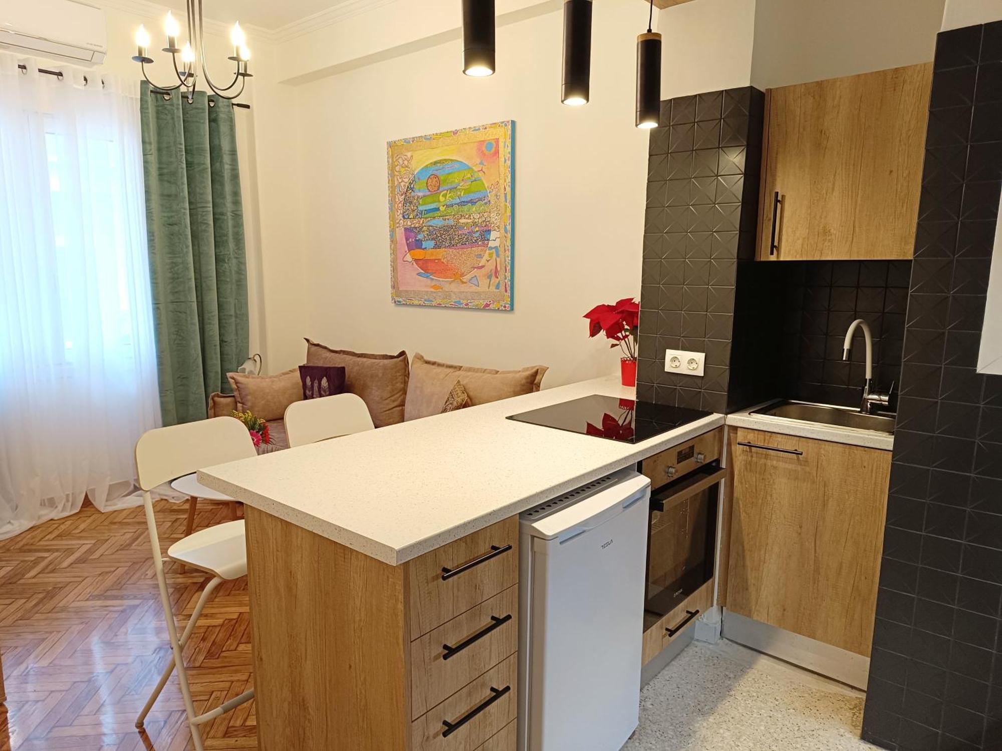 Golden Apartment In Victoria Athen Exterior foto